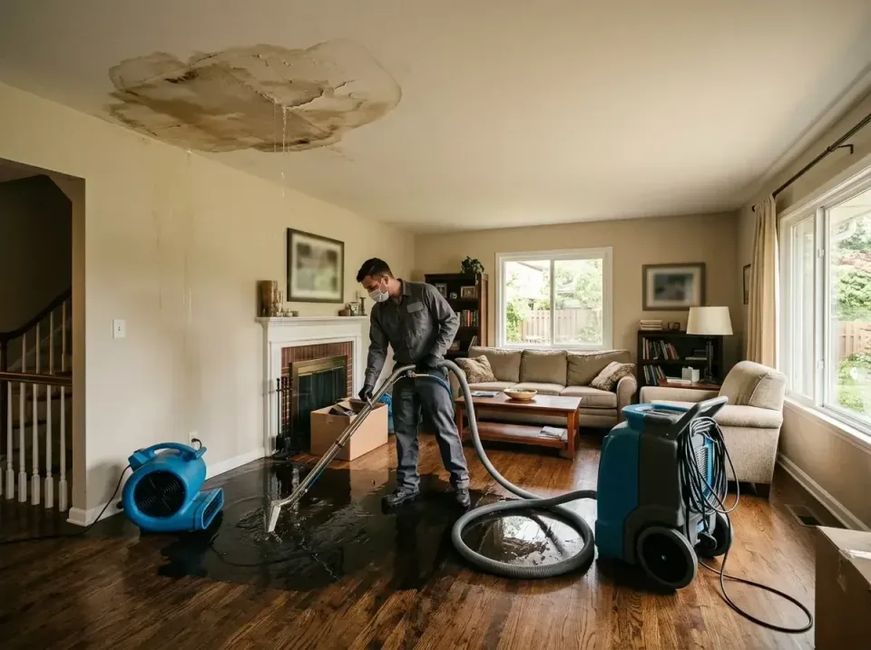 attic-pipe-burst-ceiling-drip-008 — frequently asked questions, Water Damage Restoration & Carpet Care in Jamestown, CA